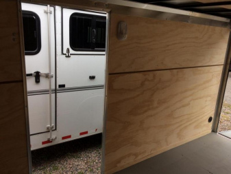 New iTi Cargo Trailers Enclosed Bike Trailer 7x12 Motorcycle Trailer