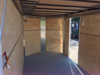 New iTi Cargo Trailers Enclosed Bike Trailer 7x12 Motorcycle Trailer