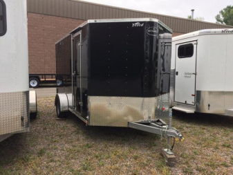 New iTi Cargo Trailers Enclosed Bike Trailer 7x12 Motorcycle Trailer
