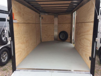New iTi Cargo Trailers Enclosed Bike Trailer 7x12 Motorcycle Trailer