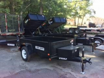 New 2023 B-Wise  5x8 x3k Dump Trailer