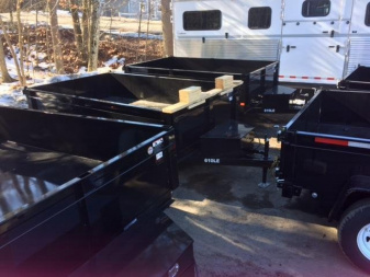 New 2023 BWISE Hydraulic Dump Trailer