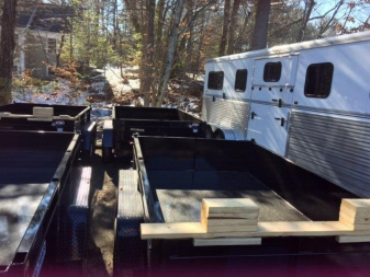 New 2023 BWISE Hydraulic Dump Trailer