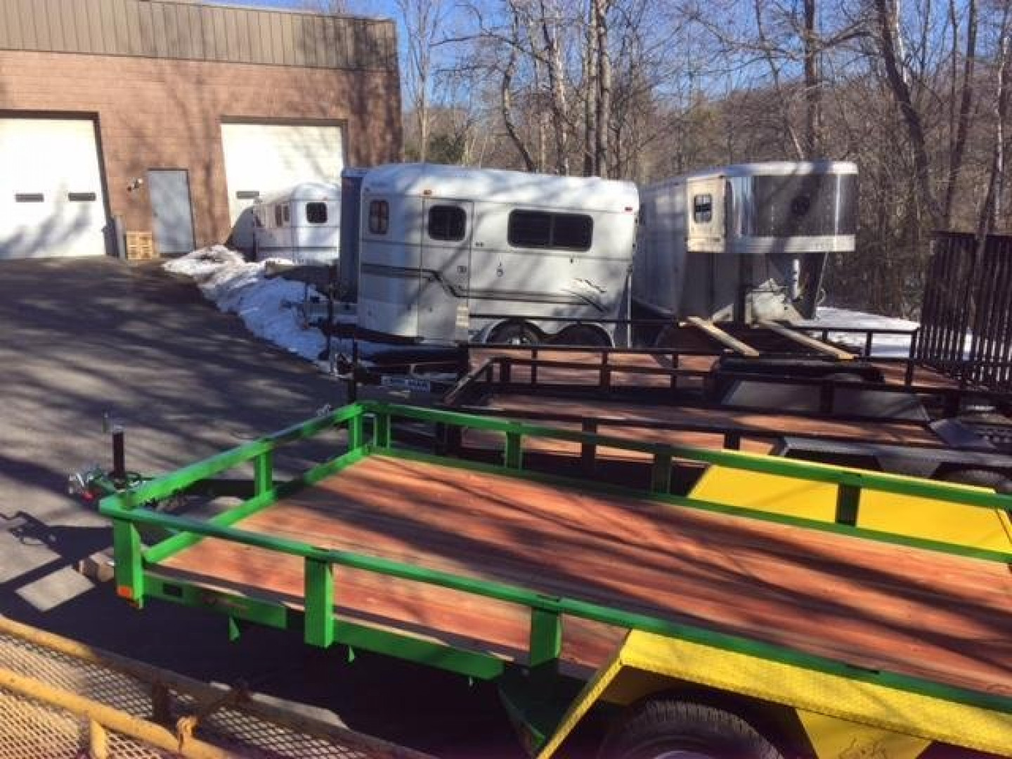 New 2023  B-Wise  EH18x10 Flatbed Trailer