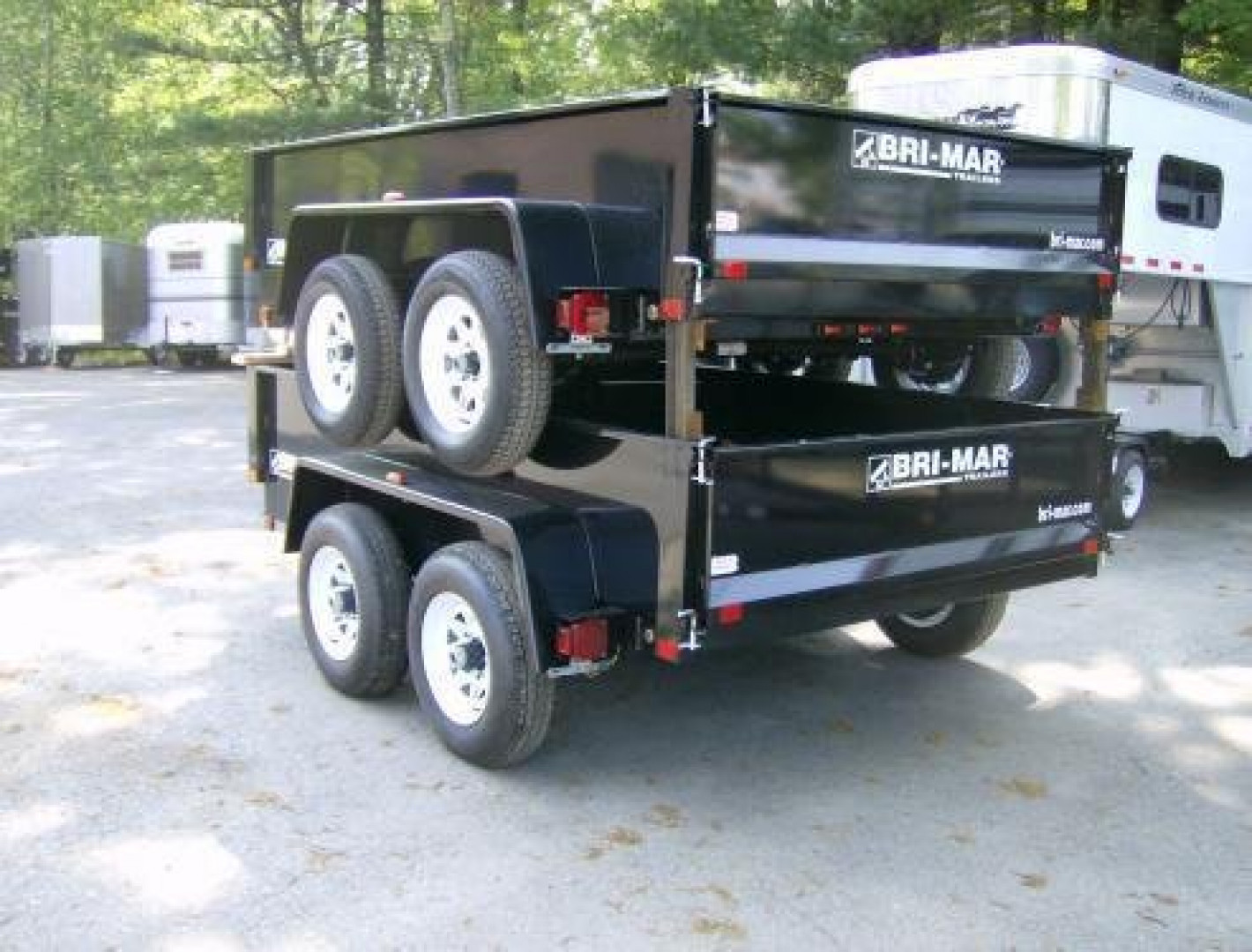 New 2023 BWISE DT 6 x 10 LP-LE Dump Trailer