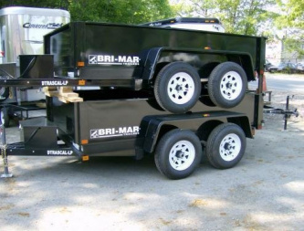 New 2023 BWISE DT 6 x 10 LP-LE Dump Trailer