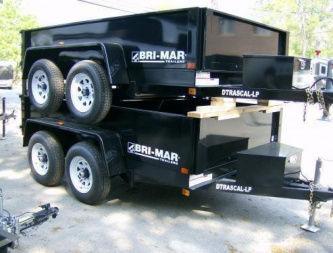 New 2023 BWISE DT 6 x 10 LP-LE Dump Trailer