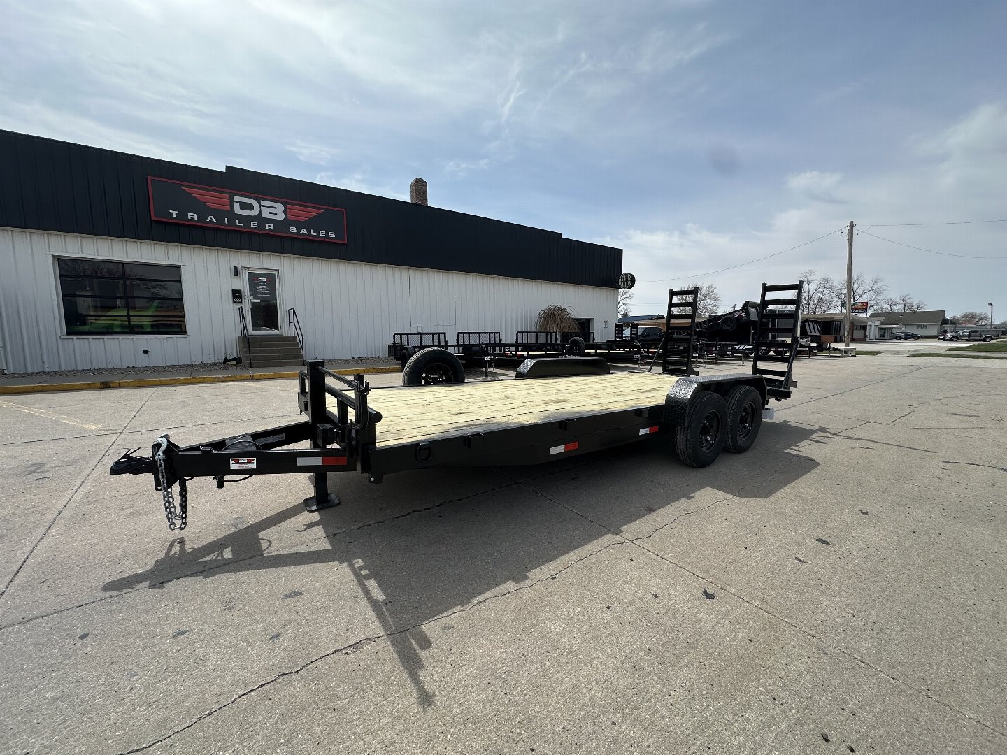 New 2025 Stag Trailers 20' 14K FLAT BED Equipment Trailer