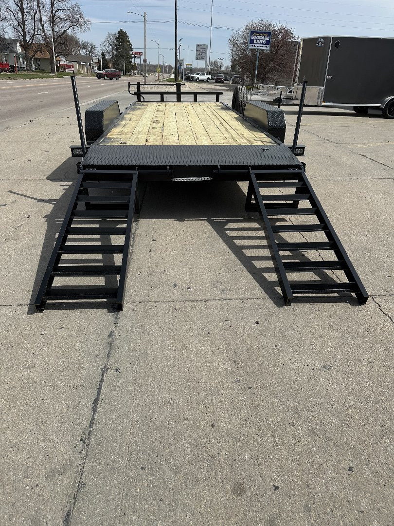 New 2025 Stag Trailers 20' 14K FLAT BED Equipment Trailer