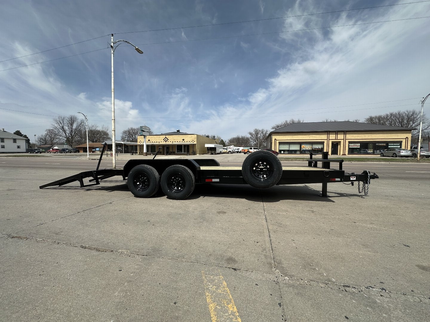 New 2025 Stag Trailers 20' 14K FLAT BED Equipment Trailer