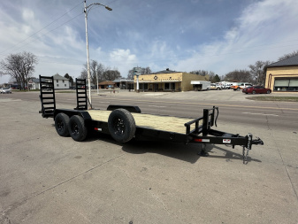 New 2025 Stag Trailers 20' 14K FLAT BED Equipment Trailer