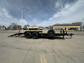 New 2025 Stag Trailers 20' 14K FLAT BED Equipment Trailer