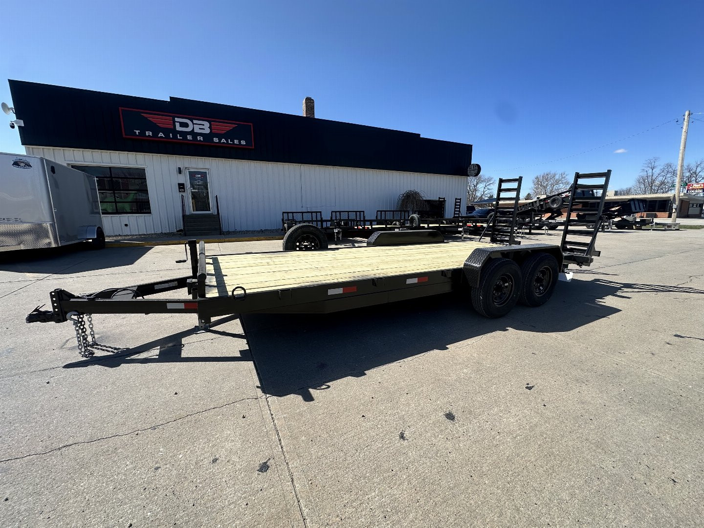 New 2025 Stag Trailers 20' 12K FLAT BED Equipment Trailer
