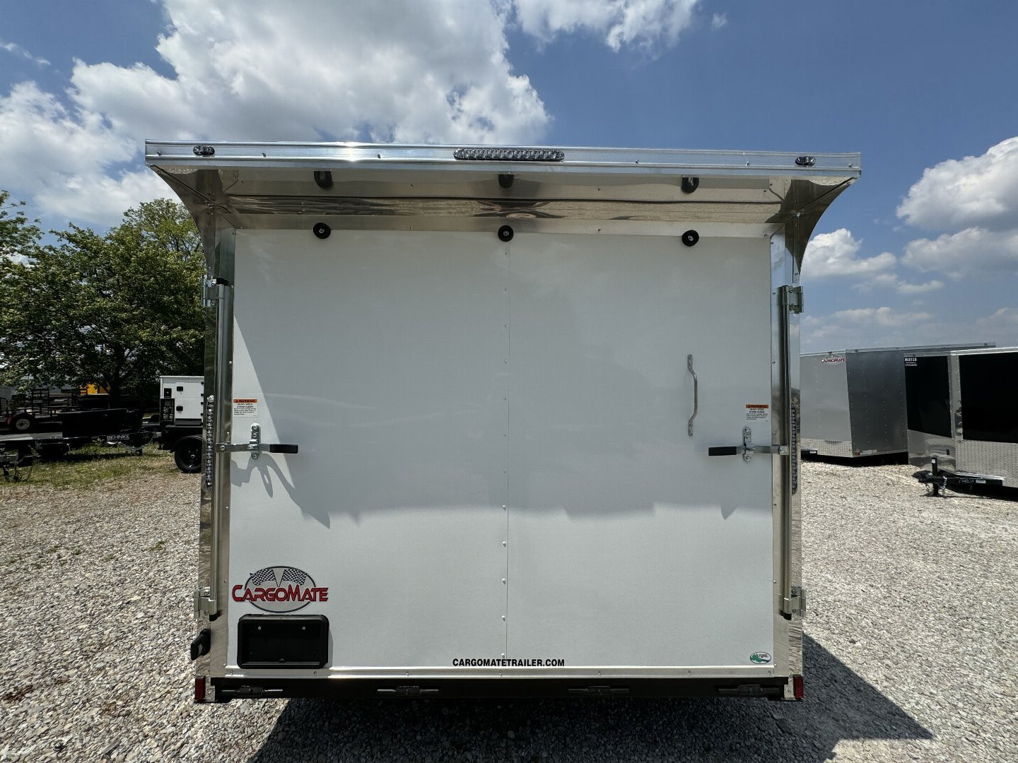 New 2025 CARGO MATE EHW8520TA3 Cargo / Enclosed Trailer 102X20 TA RAMP DOOR (GVW:9800) WHITE