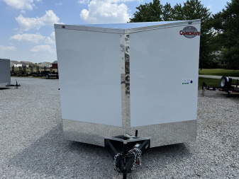 New 2025 CARGO MATE EHW8520TA3 Cargo / Enclosed Trailer 102X20 TA RAMP DOOR (GVW:9800) WHITE