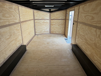 New 2025 CARGO MATE EHW8520TA3 Cargo / Enclosed Trailer 102X20 TA RAMP DOOR (GVW:9800) WHITE