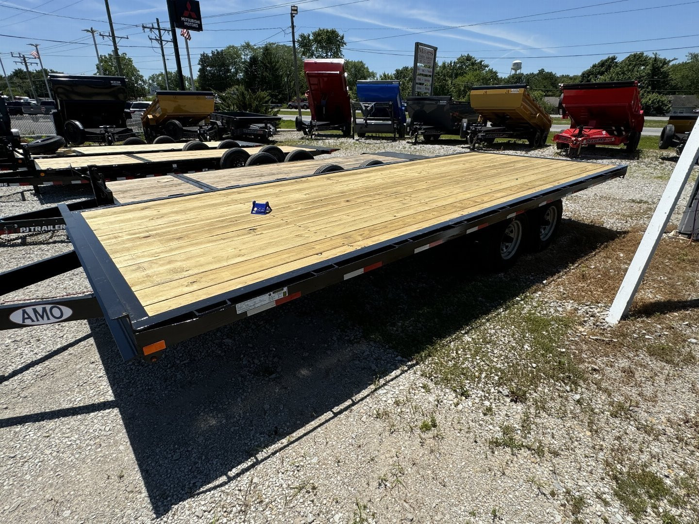 New 2024 AMO UC202 Deckover Trailer 96X20 TA NO RAMPS (GVW:9990)