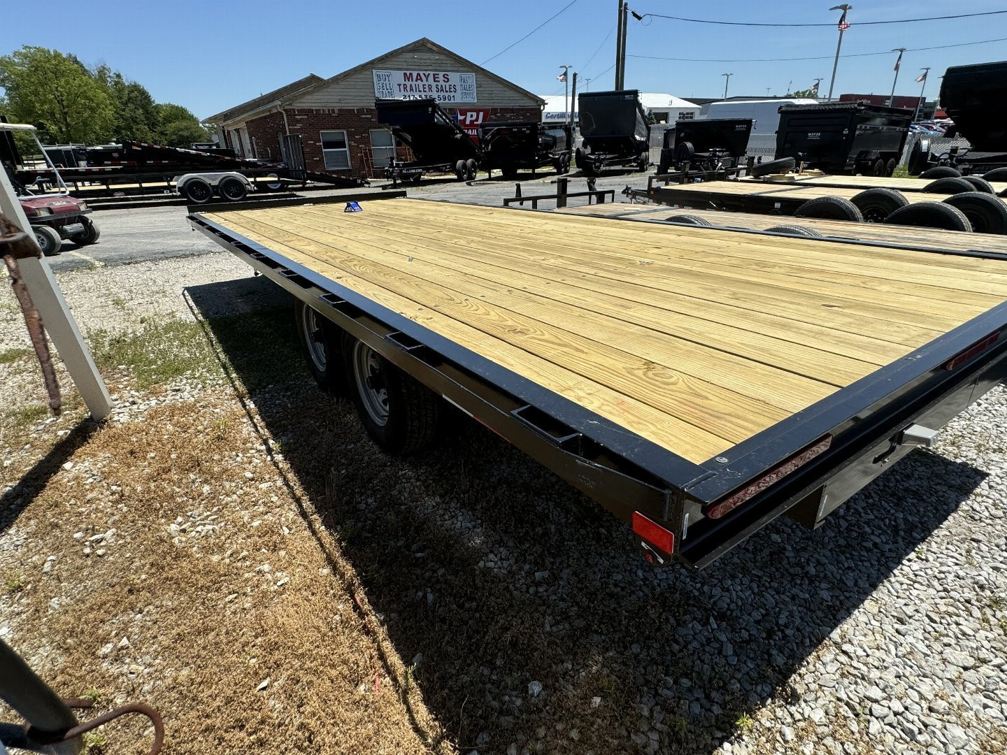 New 2024 AMO UC202 Deckover Trailer 96X20 TA NO RAMPS (GVW:9990)