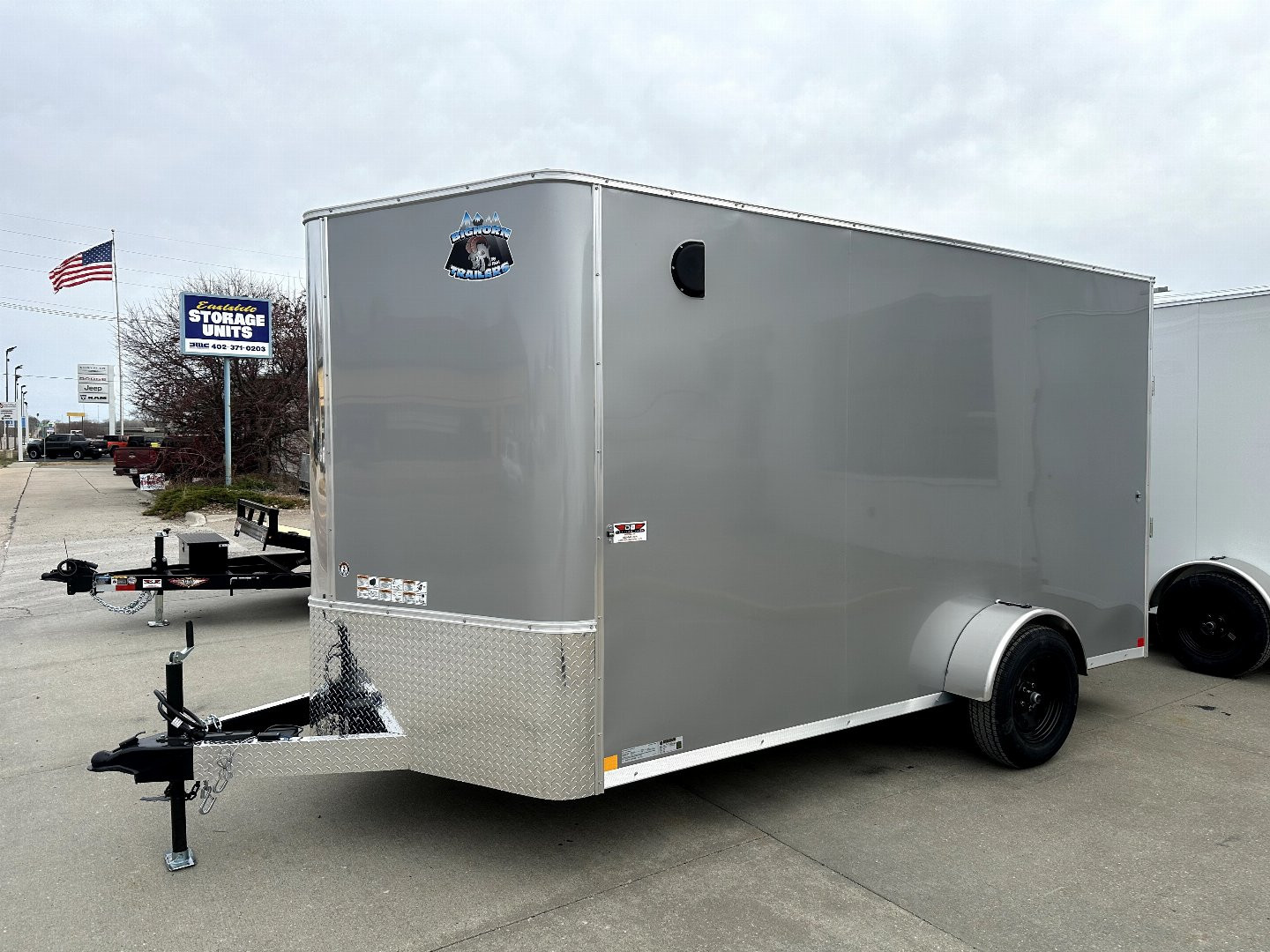 New 2025 R&M Manufacturing Big Horn 7x12x78SA Cargo / Enclosed Trailer