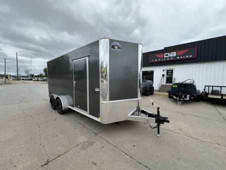 New 2026 R&M Manufacturing BIG HORN 7X16X84 Contractor Cargo Trailer