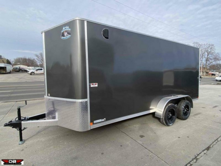 New 2026 R&M MANUFACTURING Big Horn 7x16x78 Standard Cargo Trailer