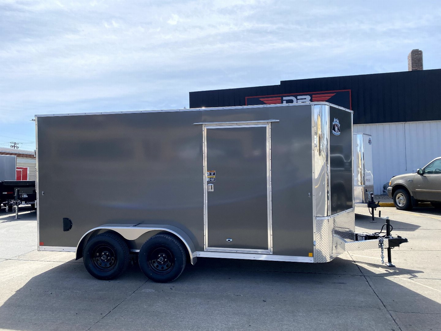 New 2025 R&M Manufacturing BIG HORN 7X14 CONTRACTOR Cargo / Enclosed Trailer