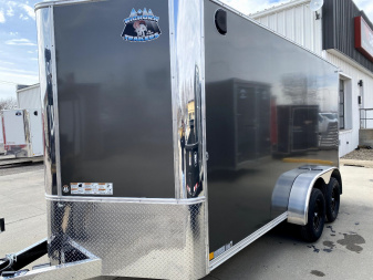 New 2025 R&M Manufacturing BIG HORN 7X14 CONTRACTOR Cargo / Enclosed Trailer