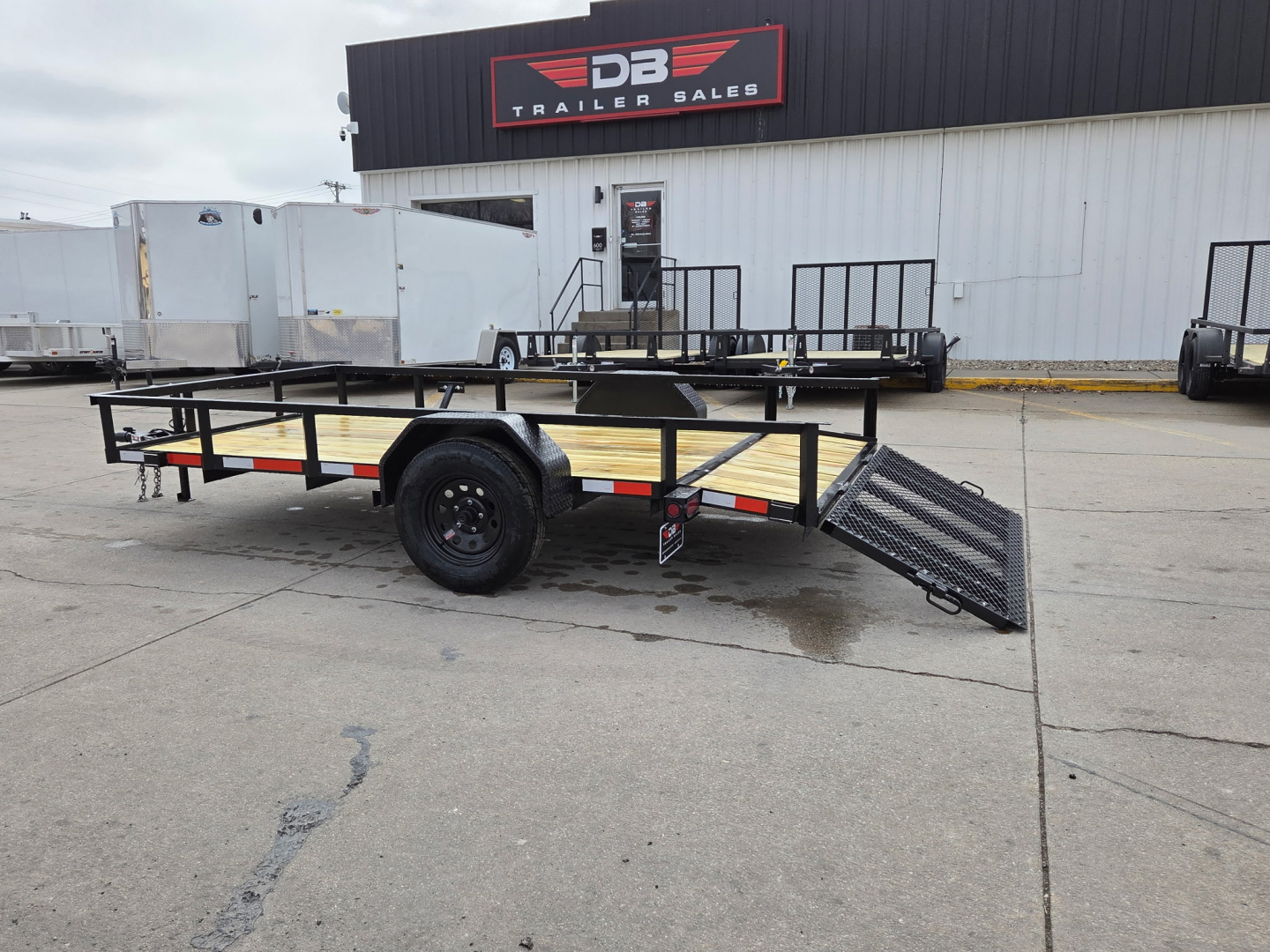 New 2026 KL Trailers KL MANUFACTURING 76x12 Single Axle Utility Trailer