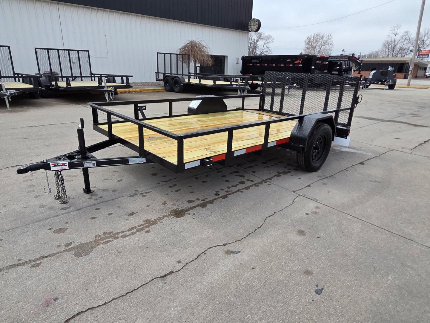 New 2026 KL Trailers KL MANUFACTURING 76x12 Single Axle Utility Trailer