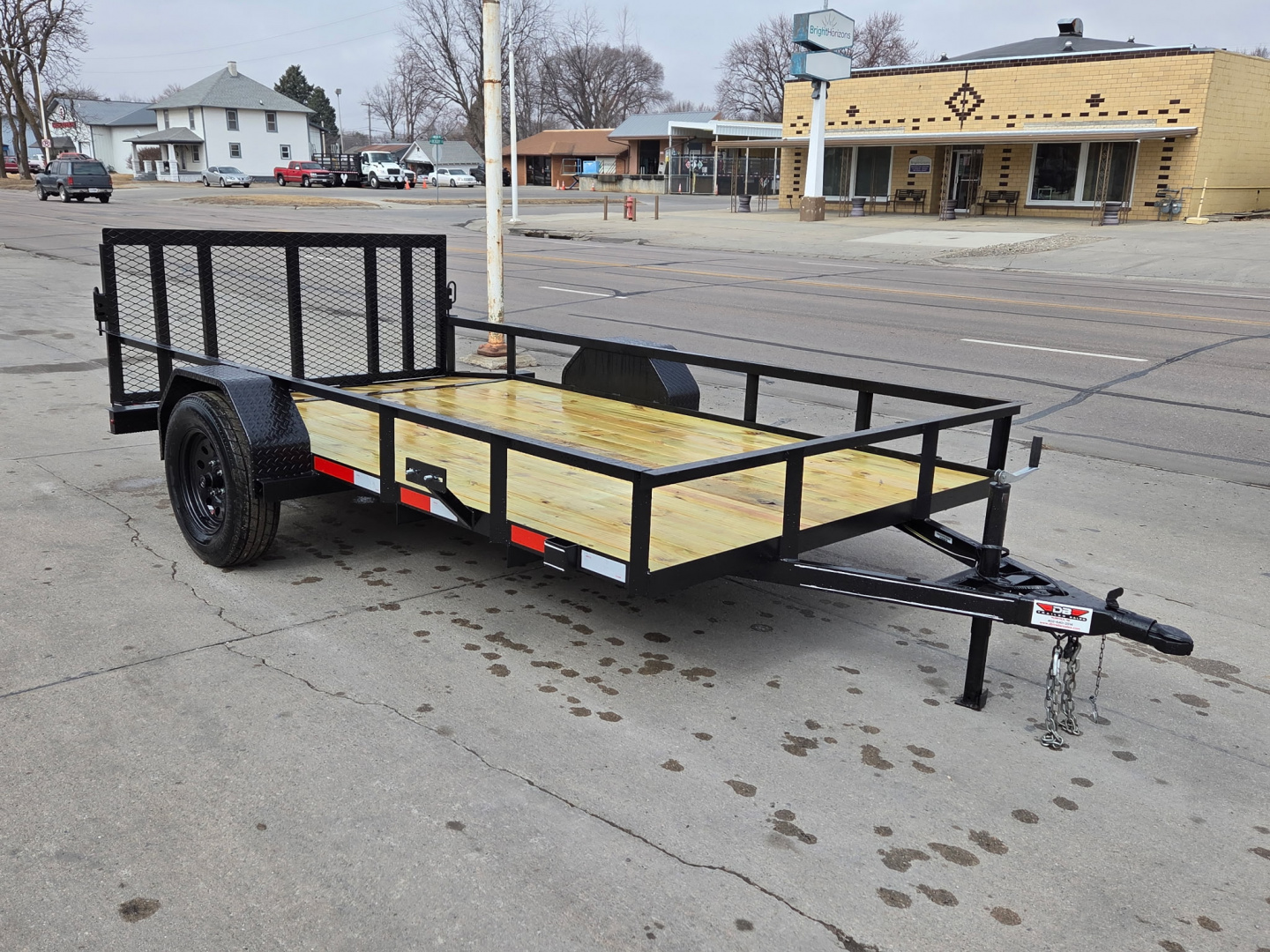 New 2026 KL Trailers KL MANUFACTURING 76x12 Single Axle Utility Trailer
