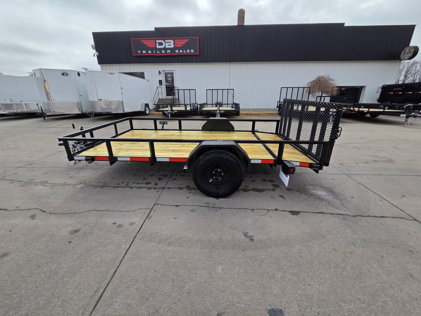 New 2026 KL Trailers KL MANUFACTURING 76x12 Single Axle Utility Trailer