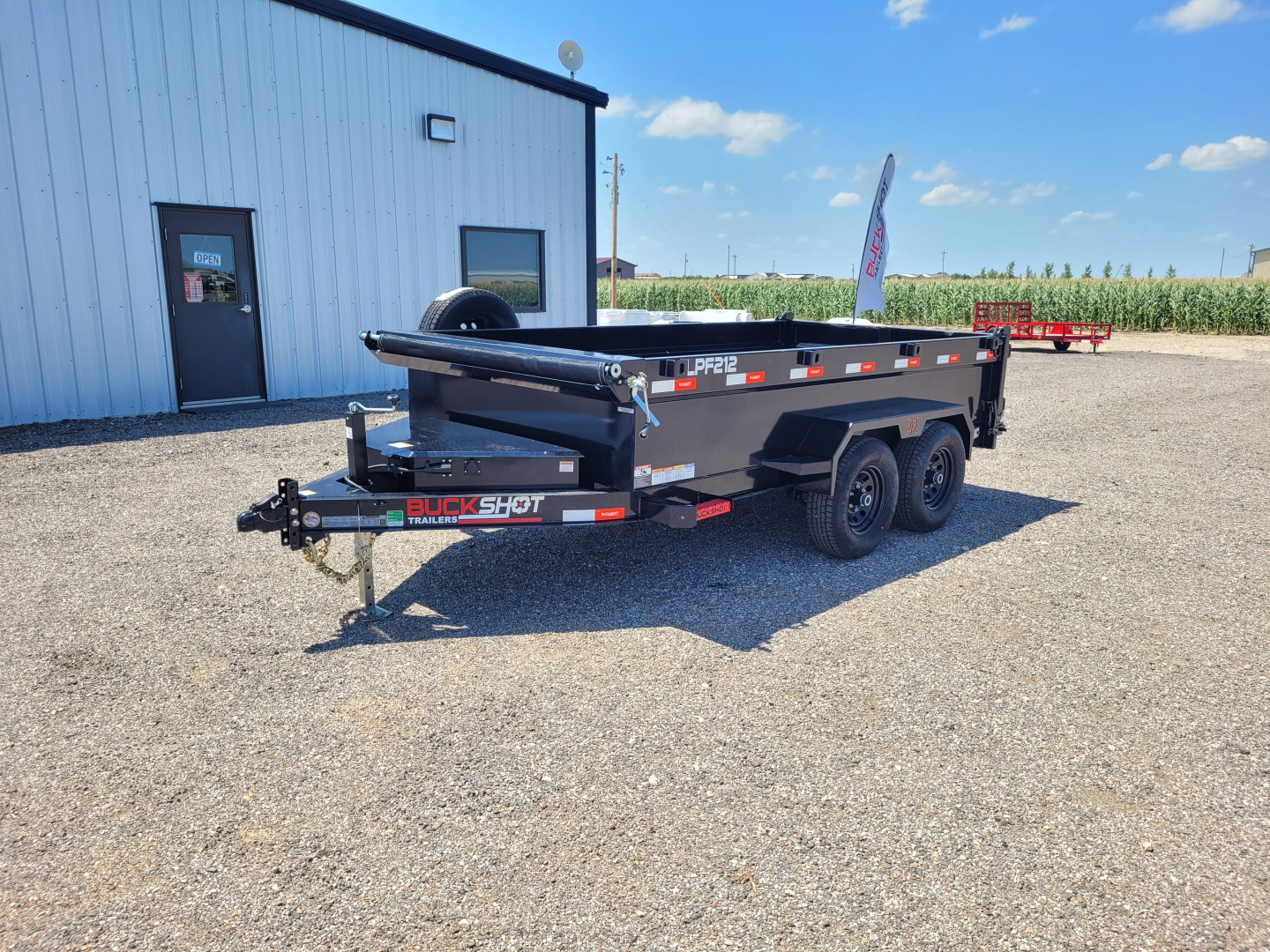 New 2025 Buckshot 72"x12' BP Dump Trailer