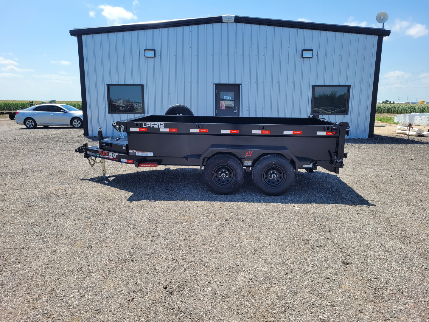 New 2025 Buckshot 72"x12' BP Dump Trailer