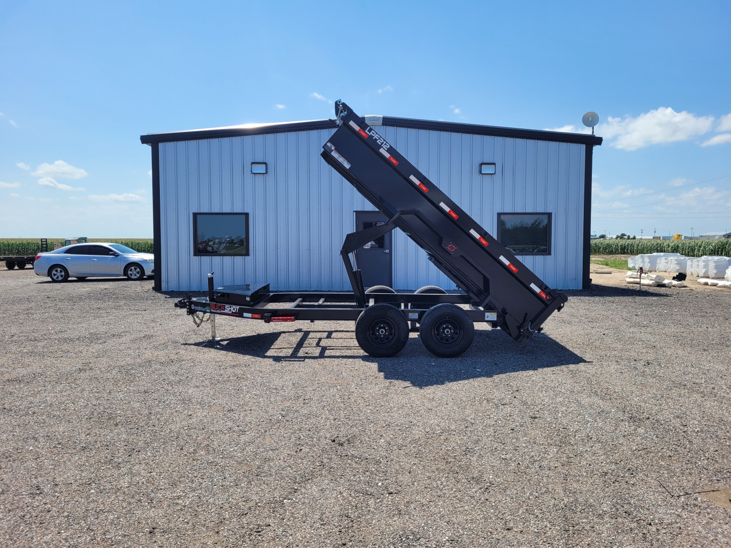 New 2025 Buckshot 72"x12' BP Dump Trailer
