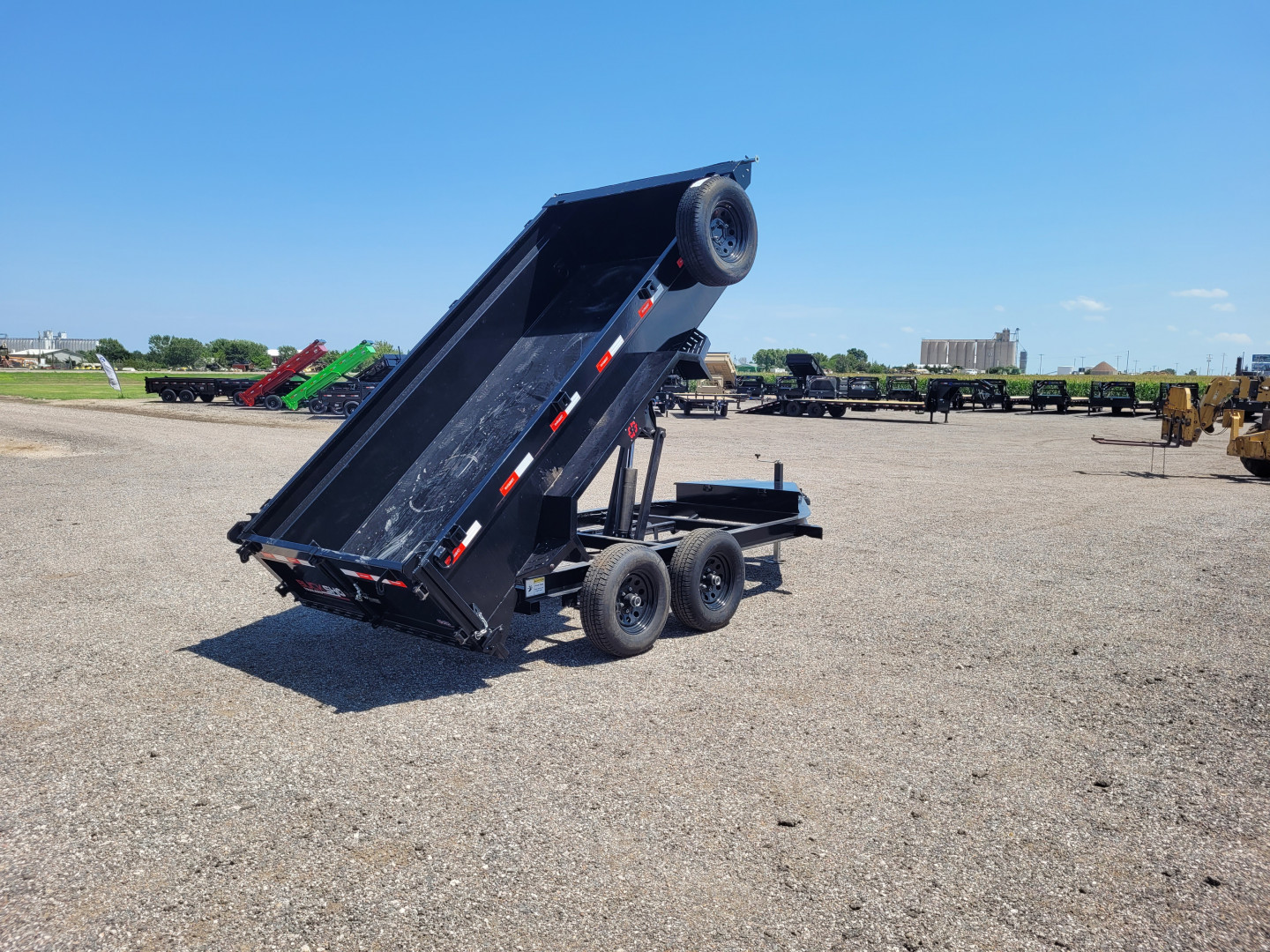 New 2025 Buckshot 72"x12' BP Dump Trailer