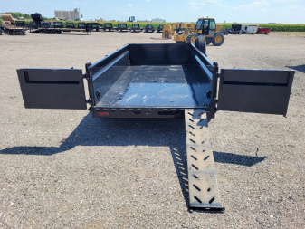 New 2025 Buckshot 72"x12' BP Dump Trailer