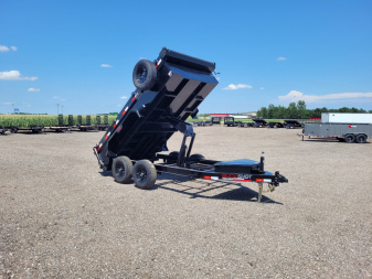 New 2025 Buckshot 72"x12' BP Dump Trailer