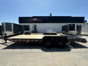 New 2024 H and H Trailer 82x16+4 Super Deluxe Ramp Industrial Equipment Trailer 14K (H8216+4ILSDR-140) Equipment Trailer