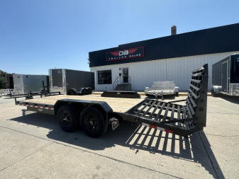New 2024 H and H Trailer 82x16+4 Super Deluxe Ramp Industrial Equipment Trailer 14K (H8216+4ILSDR-140) Equipment Trailer