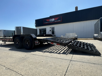 New 2024 H and H Trailer 82x16+4 Super Deluxe Ramp Industrial Equipment Trailer 14K (H8216+4ILSDR-140) Equipment Trailer