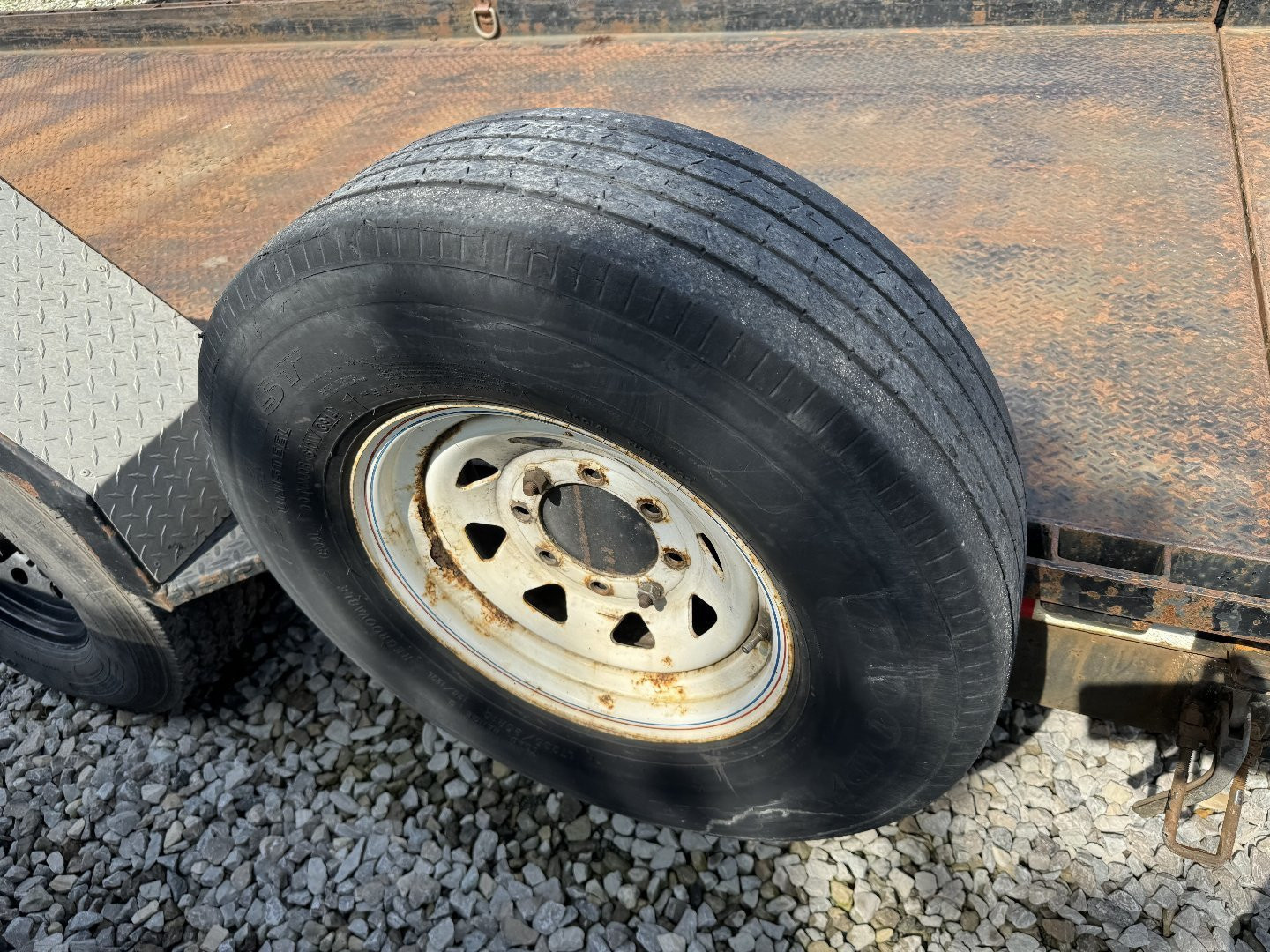 Used USED 2011 IMPERIAL TRAILER SF-14-20 Equipment Trailer 78X20 TA PARTIAL TILT (GVW:14000)