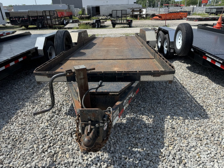 Used USED 2011 IMPERIAL TRAILER SF-14-20 Equipment Trailer 78X20 TA PARTIAL TILT (GVW:14000)