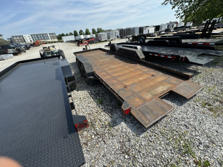 Used USED 2011 IMPERIAL TRAILER SF-14-20 Equipment Trailer 78X20 TA PARTIAL TILT (GVW:14000)