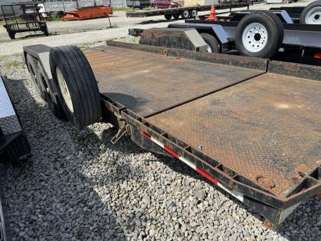 Used USED 2011 IMPERIAL TRAILER SF-14-20 Equipment Trailer 78X20 TA PARTIAL TILT (GVW:14000)