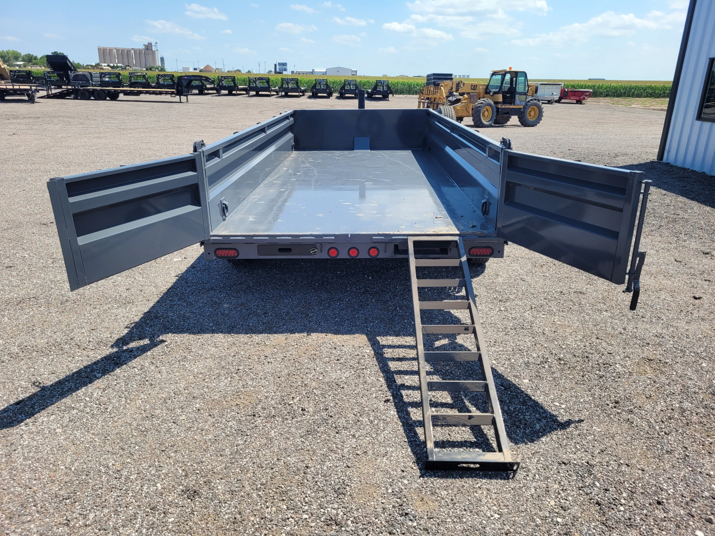 New 2025 Buckshot 83"x16' BP Telescopic Dump Trailer