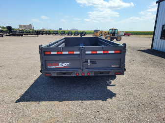 New 2025 Buckshot 83"x16' BP Telescopic Dump Trailer