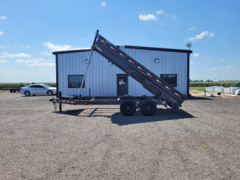 New 2025 Buckshot 83"x16' BP Telescopic Dump Trailer