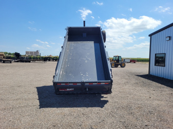 New 2025 Buckshot 83"x16' BP Telescopic Dump Trailer