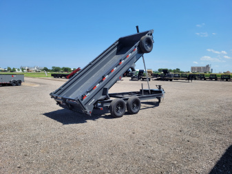 New 2025 Buckshot 83"x16' BP Telescopic Dump Trailer