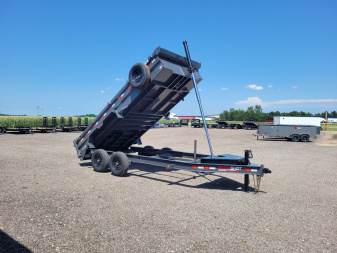 New 2025 Buckshot 83 x16' BP Telescopic Dump Trailer
